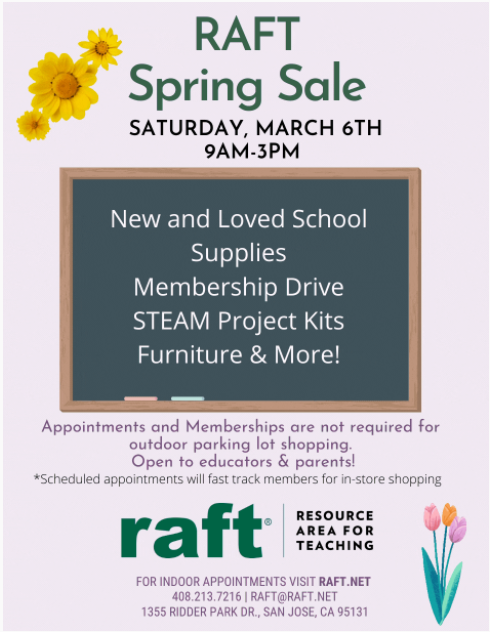Retail discount school classroom and teacher supplies - RAFT