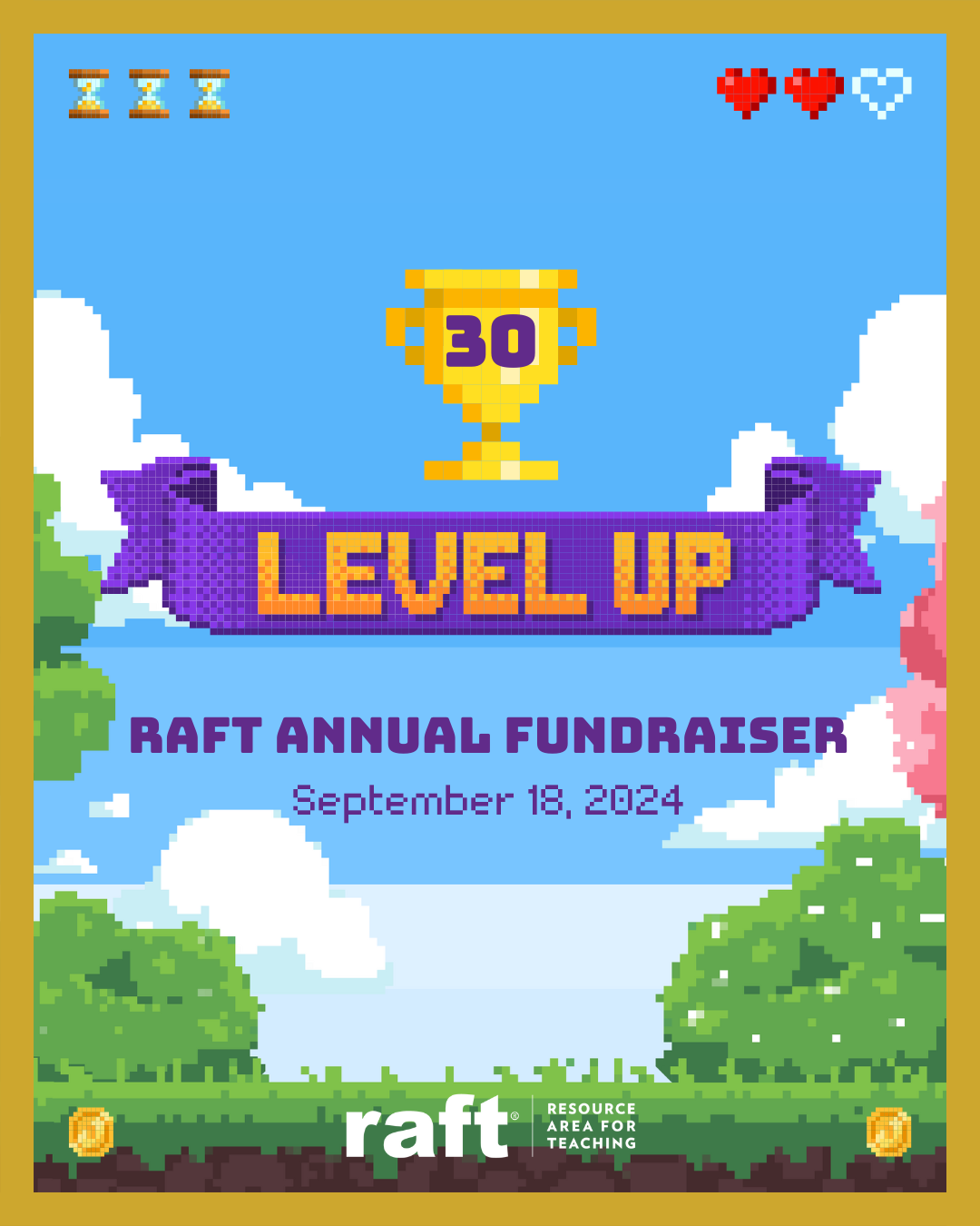 Silent Auction Digital Flyer_Level Up