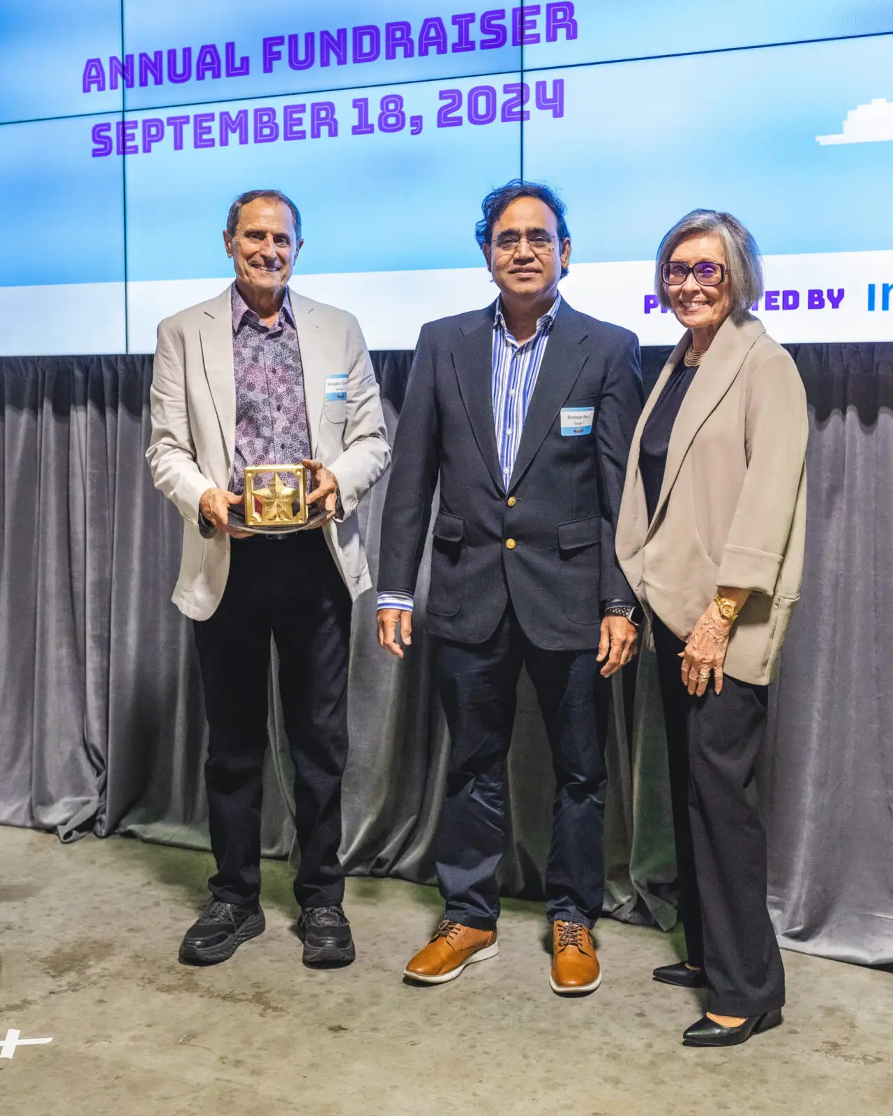 (L-R) Douglas Spreng, Srinivas Nori, Donna Whitney