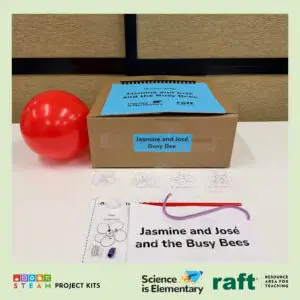 Jasmine and Jose and the Busy Bees kit: storybook, balloon and bundle box